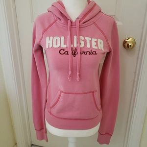 PINK HOLLISTER HOODIE